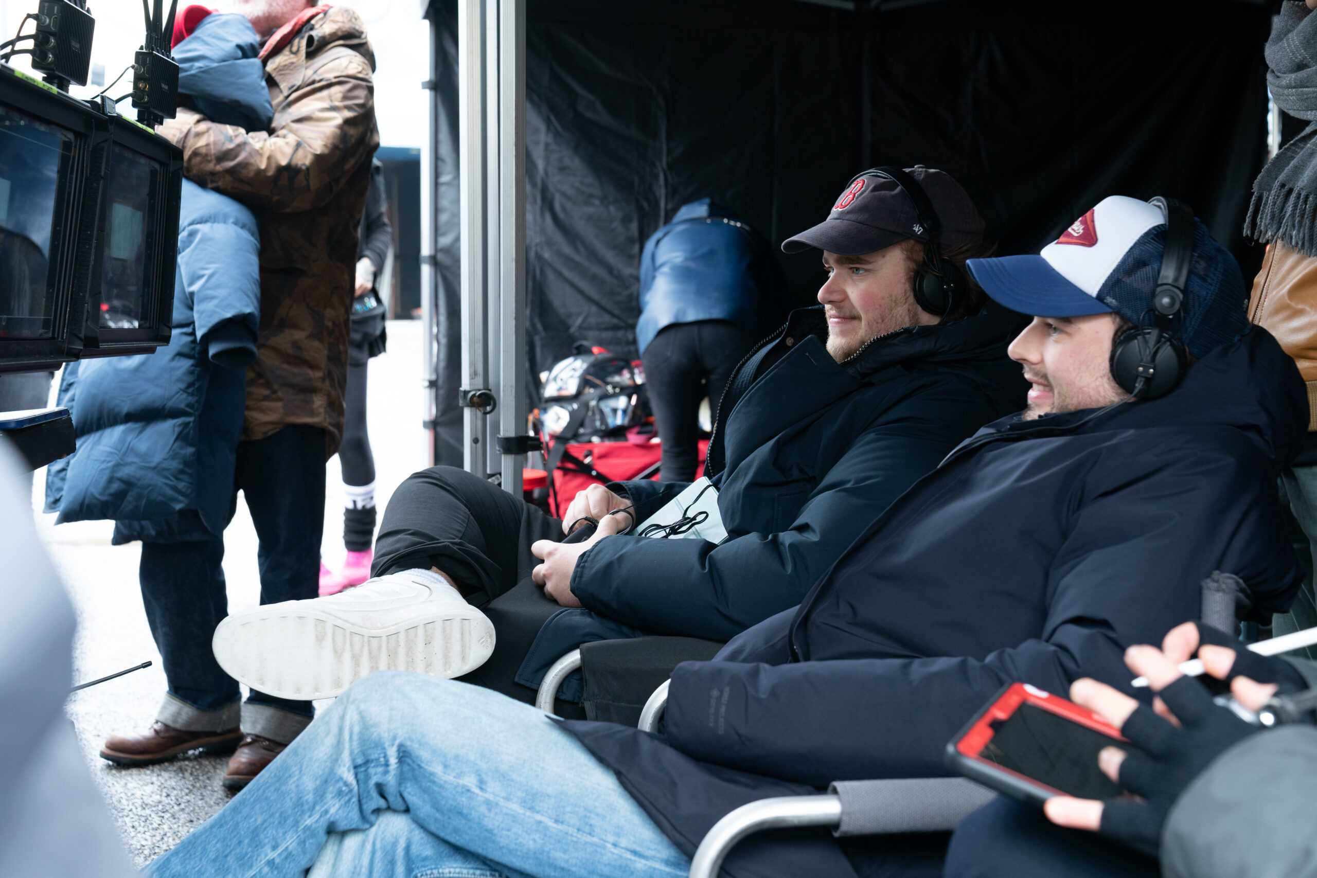 Gerry Star Macher Max Wolter und Tom Gronau am Set
